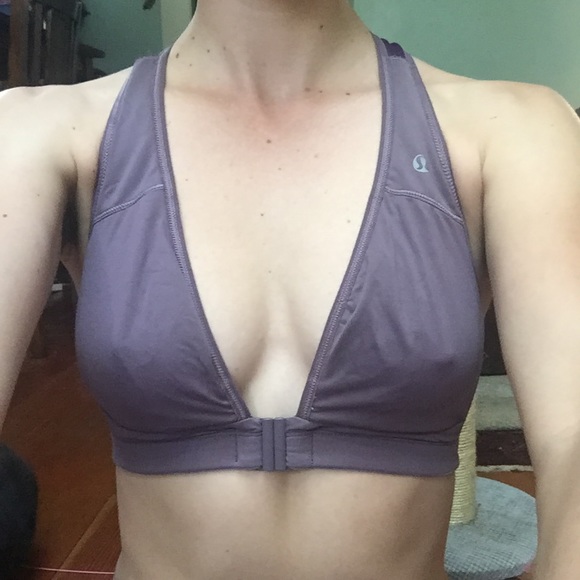 LULULEMON mauve mesh back XS sports bra - Picture 6 of 6